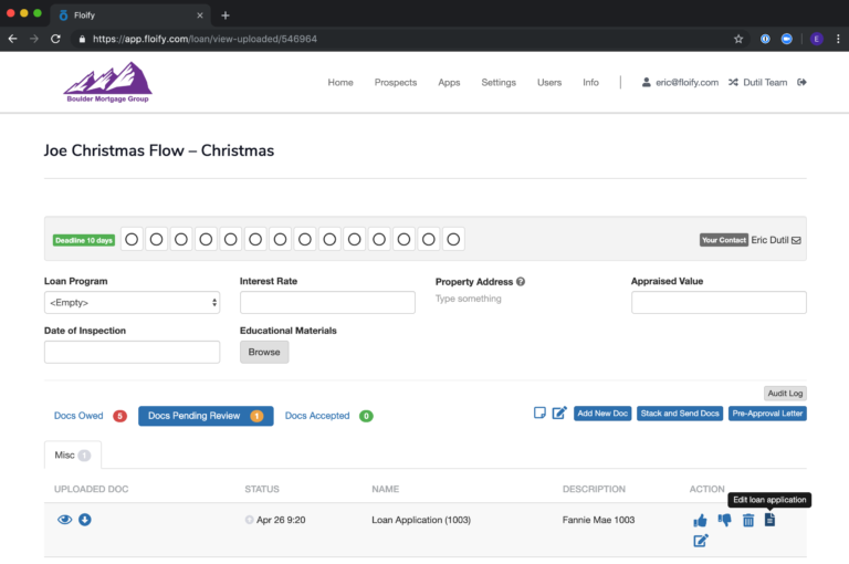 Convert a Partial 1003 into Live Loan Flow with a Valid FNMA 3.2 Data File